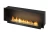 Biokominek Infire Slim Inside Black 1500 widok z ogniem.webp