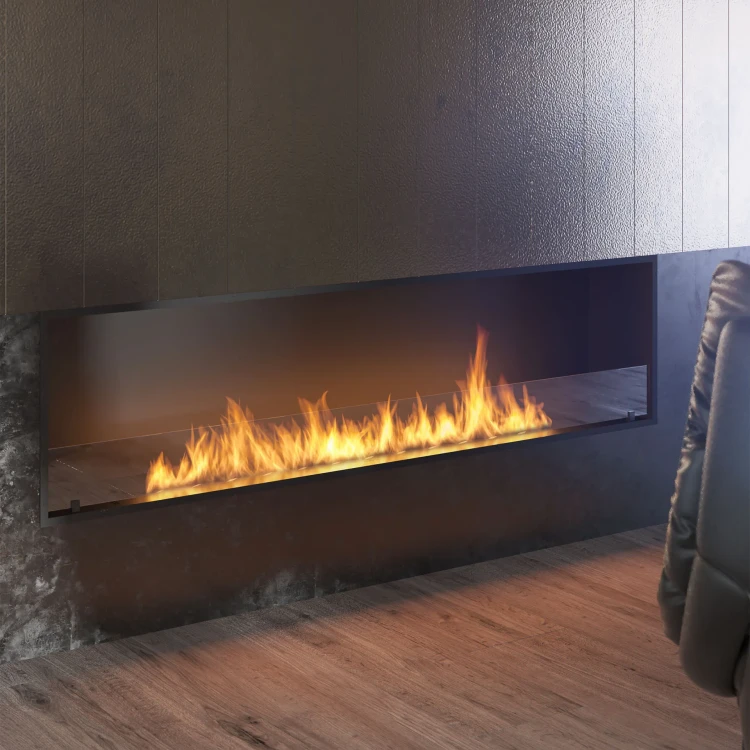 Biokominek Infire Slim Inside Black 2000  wizualizacja 5.webp