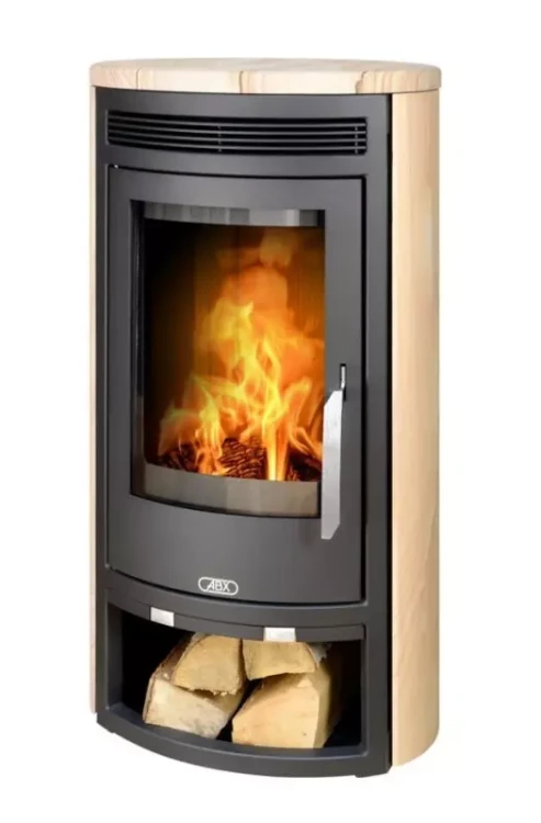 Piec stalowy Arktis 4 czarny piaskowiec.webp
