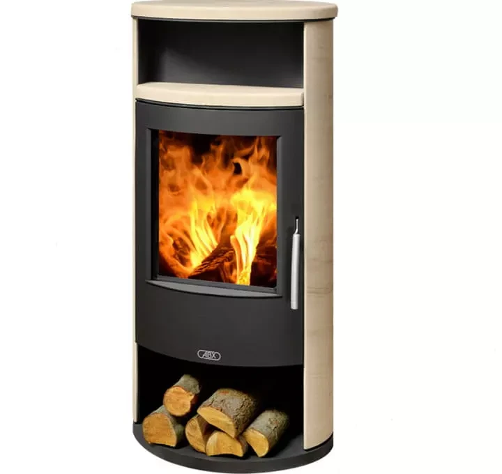 Piec stalowy z płaszczem wodnym Island 7 Piaskowiec.webp