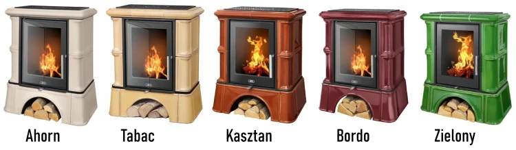 Piec kaflowy Bavaria Exclusive Cokół Kaflowy — kolory kafli.webp