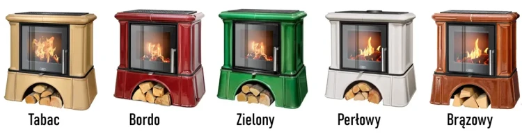 Piec kaflowy Ikaria Exclusive Cokół Kaflowy - kolory kafli.webp