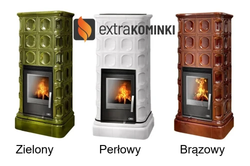 Piec kaflowy Kaledonia KPI - kolory kafli.webp