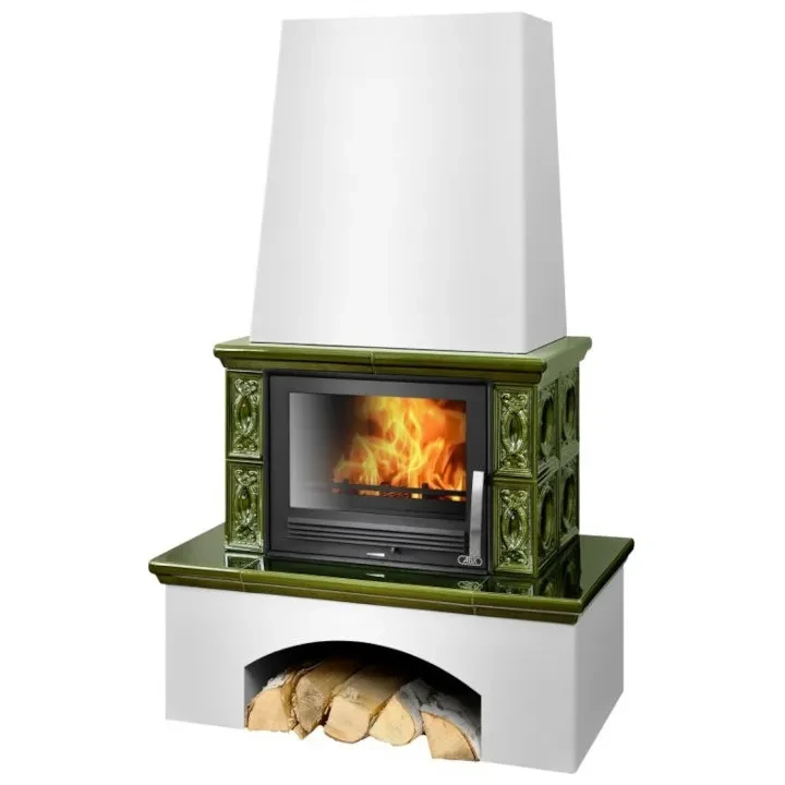 Piec kaflowy Lombarda Zielony.webp