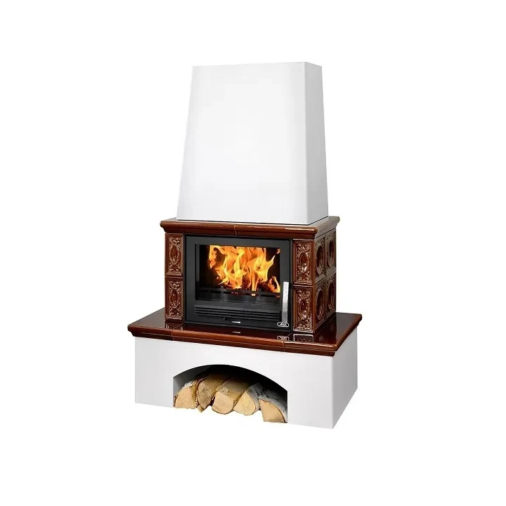Piec kaflowy Lombardia Brązowy.webp