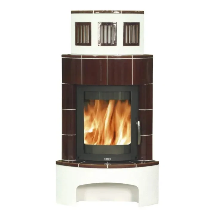 Piec kaflowy Normandia Brązowy.webp