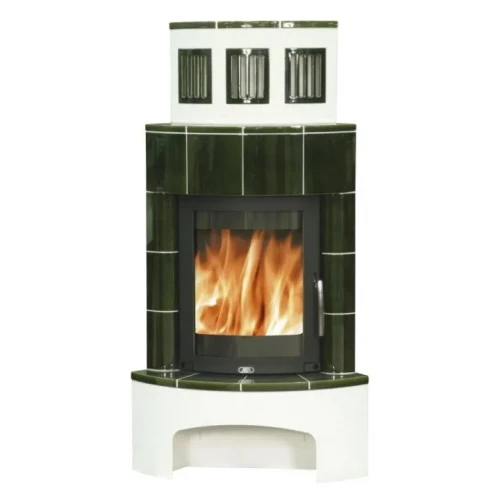 Piec kaflowy Normandia Zielony.webp
