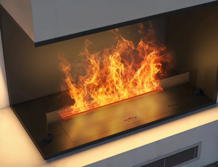 Kominek parowy narożny Invapo Corner 800 Lewy.webp