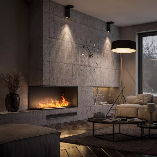 Kominek parowy Invapo Corner 1200 Lewy - wizualizacja.webp