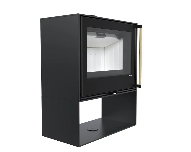 Piec stalowy Cuben S - lewy bok.webp