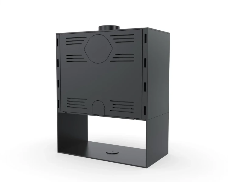 Piec stalowy Cuben S - tył pieca.webp