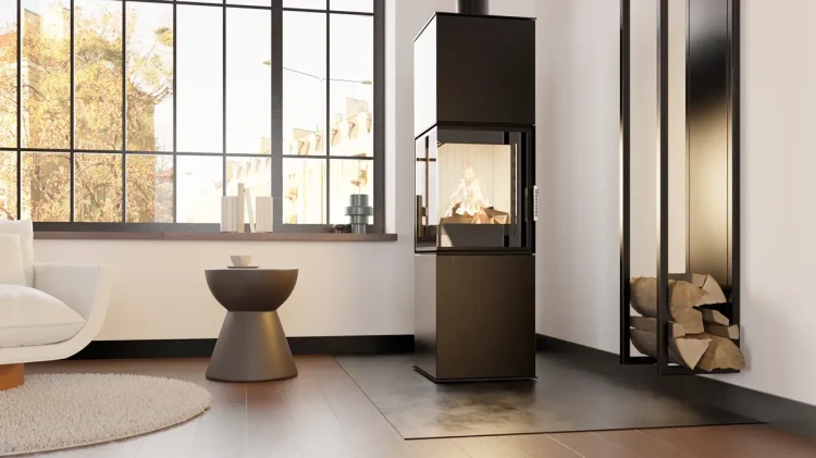 Piec stalowy Gabi 6,5 kW - wizualizacja