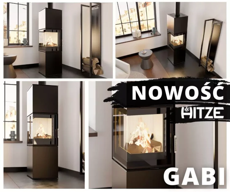 Piec stalowy Gabi 6,5 kW - wizualizacja 2