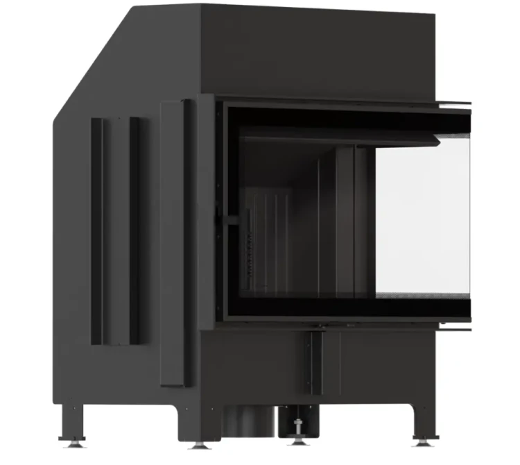 widok z boku, Wkład Zibi Eco Prawy czarne wnętrze Termotec