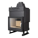 Termokominek TKL PLUS 12kW w ukladzie otwartym