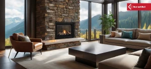 Wkład żeliwna Maja 8 deco w salonie