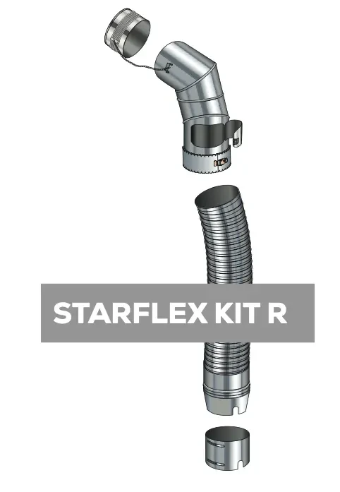 System Starflex kit R z kolankiem regulowanym i wyczystką