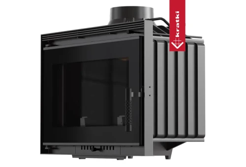 Kratki NEL wkład kominkowy widok z boku