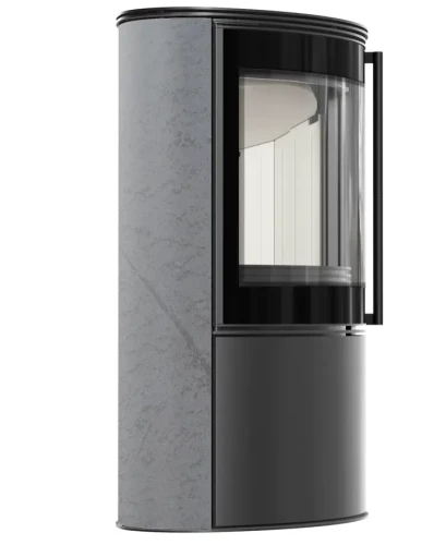 Koza Bjorn z ceramiką akumulacyjną, pokrywa stalowa, kolor Grey Satin