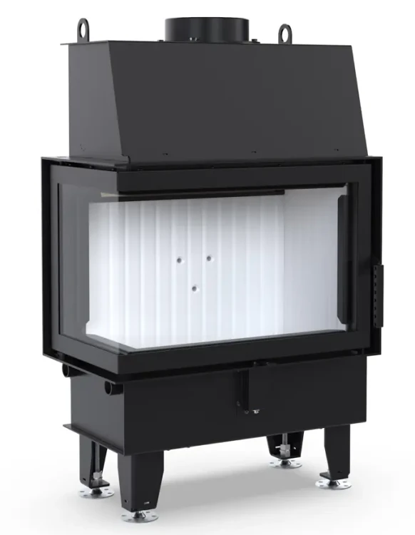 Kominek Impuls S narożny lewy, wersja LB, szyba standardowa