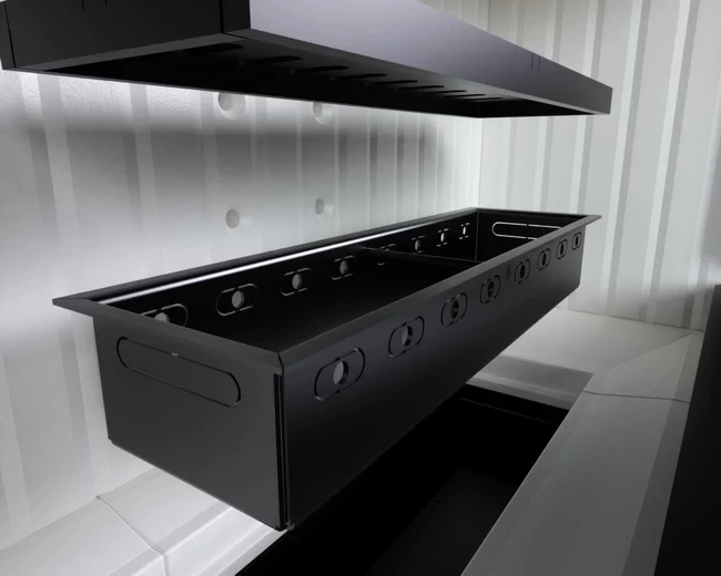 Popielnik w kominku Impuls S