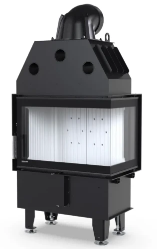 Wkład kominkowy Defro Intra S BP Mini - jasne wyłożenie paleniska