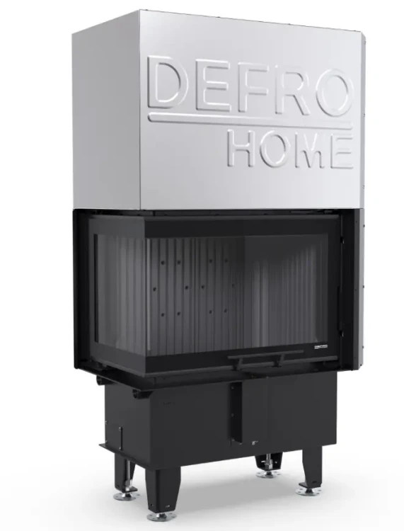 Kominek Defro Intra S BL Mini G - ciemne wyłożenie