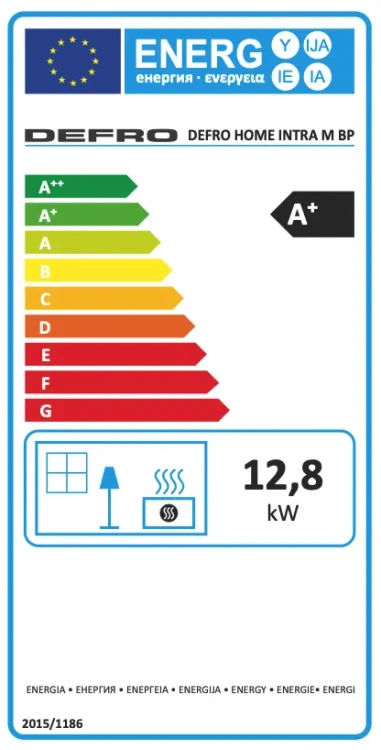 Wkład Defro Intra M BP - etykieta energetyczna