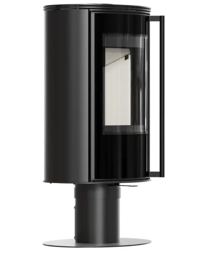 Piec stalowy na nodze Erik N Obrotowy