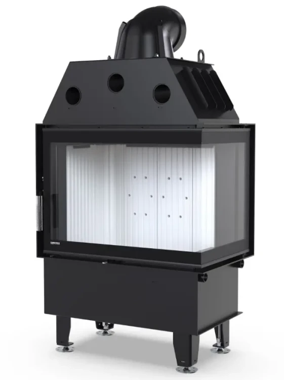 Defro Intra BP wkład kominkowy z jasnym wyłożeniem paleniska