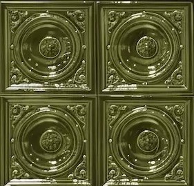 Kafel Zielony piec venezia