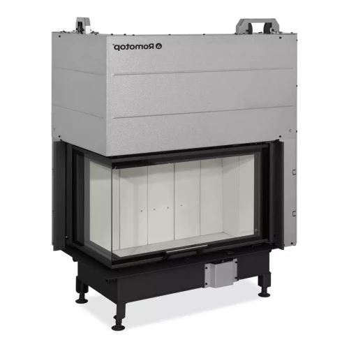 Kominek stalowy Romotop Heat L 3G L 81.51.40.24 narożny lewy z gilotyną.webp