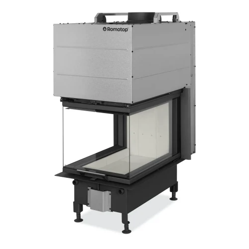 Kominek stalowy Romotop Heat U G L 50.52.70.24 trzyszybowy z gilotyną.webp