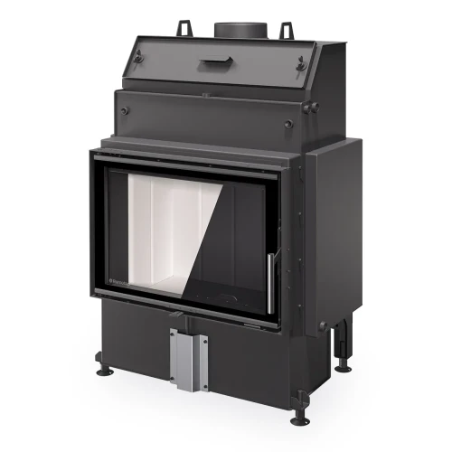 Kominek z płaszczem wodnym Romotop Heat W 4G 70.50.04 może być z jasnym lub z ciemnym wyłożeniem paleniska.webp