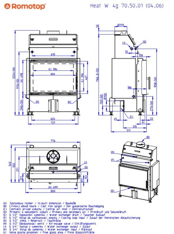 Kominek z płaszczem wodnym Romotop Heat W 4G 70.50.04 - wymiary.jpg