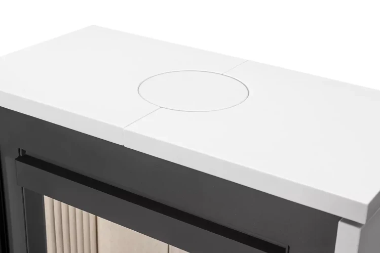 Piec stalowy Romotop Aledo G ceramika - płyta górna z zaślepką.webp