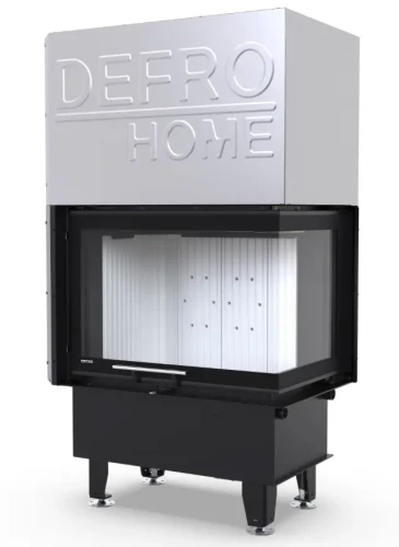 kominek Defro Intra S BP 10 kW G z jasnym wnętrzem