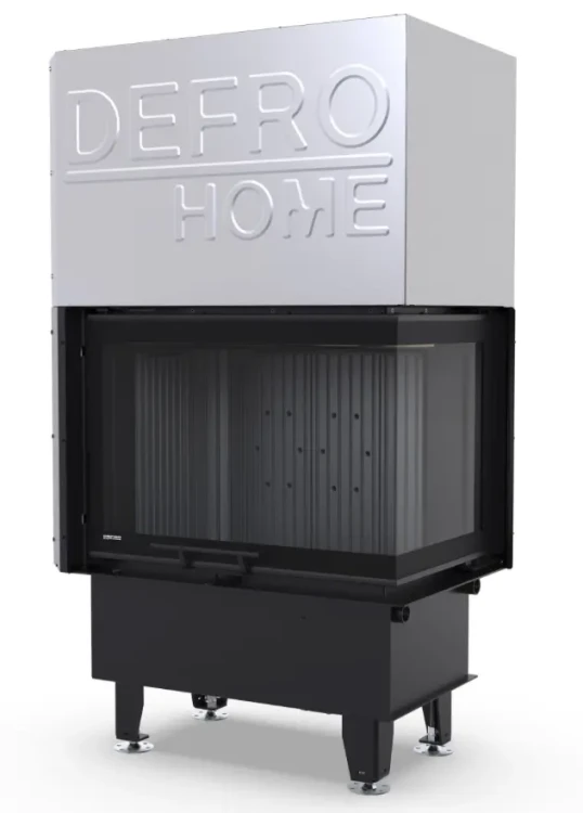 kominek Defro Intra S BP 10 kW G z czarnym wnętrzem