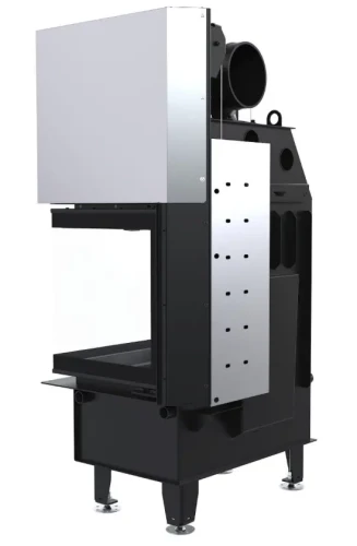 wkład kominkowy Defro Intra S BP 10 kW G widok z boku