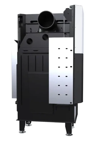 Kominek Defro Intra S BL G - widok z boku