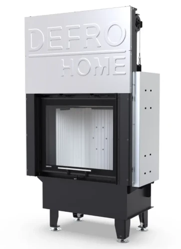 Kominek stalowy Defro Intra S G z jasnym wnętrzem