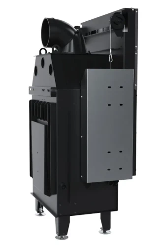 Wkład kominkowy Defro Intra S Gilotyna widok z tyłu