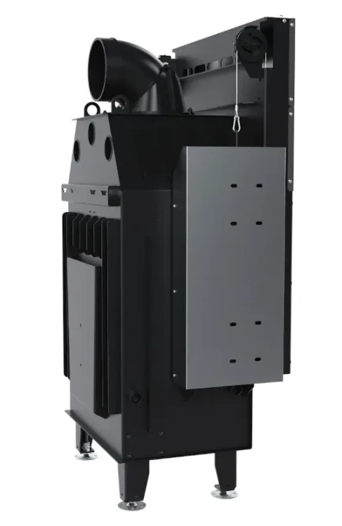 Wkład kominkowy Defro Intra S Gilotyna widok z tyłu