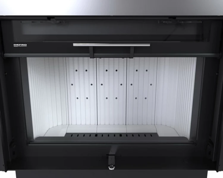 Kominek stalowy Defro Intra S G palenisko