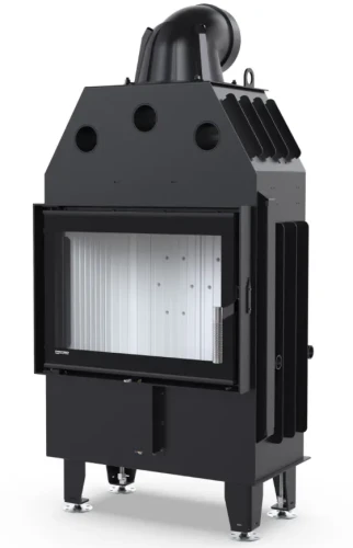 Kominek Intra S Mini z jasnym wyłożeniem