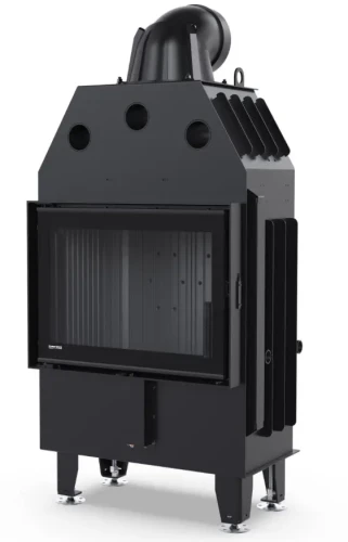 Kominek Intra S Mini z czarnym wyłożeniem