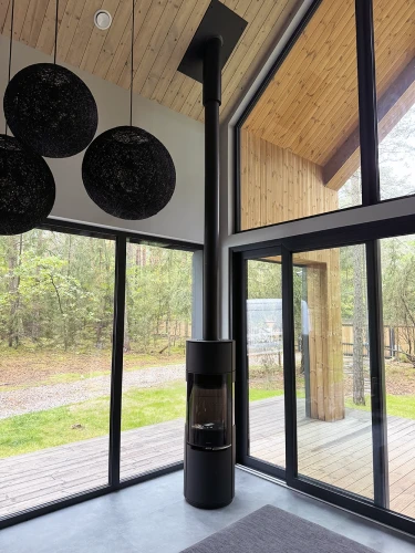 Komin Poujoulat Startinox Dualinox wysoki, zdjęcie z realizacji 2