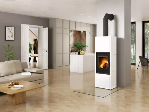 Piec kaflowy Romotop Fantasy 1 - piękny piec w pięknym wnętrzu.webp