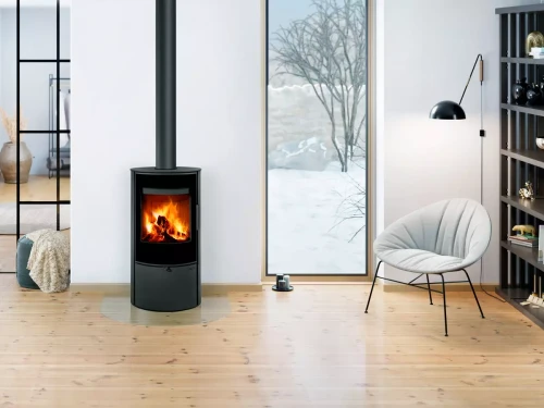 Piec stalowy Romotop Laredo metal - wizualizacja.webp