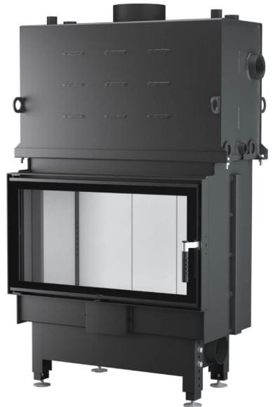 Wkłady kominkowe wodne Kominek z płaszczem wodnym Nemo 6 XL Topeco 18 kW